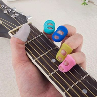 DLW Pelindung Jari Gitar Silicone Fingertip Protector 5 PCS - DLW-05 Multi Warna