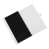 Aluminum Alloy Memory Card Case Card Box Holders For 3PCS SD Cards
