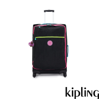 Kipling 黑底撞色25吋行李箱-DARCEY M