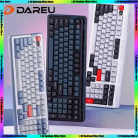 Dareu A98 Master Tri-mode Wireless Bluetooth Wired Keyboard Hot-swap Gaming Keyboard Gasket Structure Adjustable PBT Keycaps Rgb