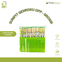 ION Sumpit Genroku Kayu OPP ION / Sumpit kayu bungkus plastik - ECER