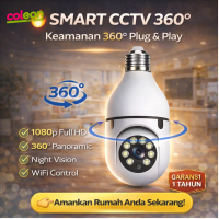 CCTV Camera E27. Kamera CCTV Bohlam Mudah Pasang 360 derajat