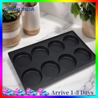 [COD] Egg Burger Maker with 8 Holes, Reusable, Durable, Non-Stick Bread Mold. for Gas Stoves Good Qu