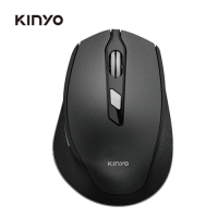 KINYO 2.4GHz無線靜音滑鼠(黑)GKM917B