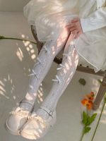 Girls' Pantyhose Lolita White Princess Socks Summer Thin Baby Stockings Spring and Summer Children Leggings