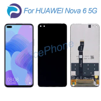 for HUAWEI Nova 6 5G LCD Display Touch Screen Digitizer Replacement 6.57" WLZ-AN00, WLZ-TN00 Nova 6 5G Screen Display LCD