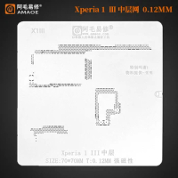 Motherboard Middle layer reballing stencil Template for SONY Xperia1 iii X1 II