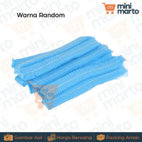 100Pcs Disposable Nurse Cap Hair Non Medis/Shower Cap Penutup Kepala