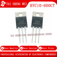 10pcs BYC10-600CT BYC10 600CT TO-220 10A 600V New Original