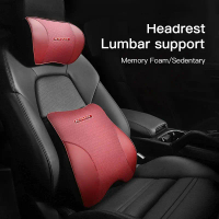 Bantal kepala dan bantal pinggang kulit berkualiti tinggi untuk hiasan bahagian dalam kereta Great W