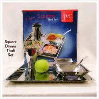 Square Dinner Thali SetΒ - Premium Set