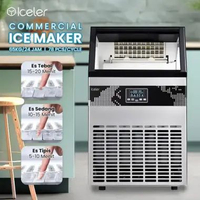 Mesin Es Batu Kristal Iceler Ice Maker 65kg/24Jam untuk Cafe Restoran Cube Ice 65KG/24JAM Standar Pa