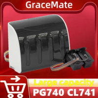 GraceMate PG740 CL741 Ink Cartridges CISS Replacement for Canon pg740 cl741 for Pixma MX517 MX437 MX377 MG3170 MG2170 printer