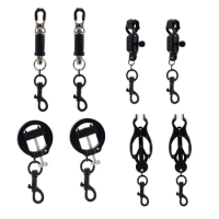 BDSM Game Nipple Bondage Nipple Clamps Sex Toys For Women Weight Ball Bondage Gear Stainless Steel Clips For Nipples Adult Games