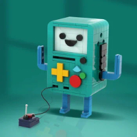 Gobricks MOC Adventure Time Beemo Building Block Bricks Set Educational Toys For DIY Kid Children Birthday Gift Juguetes