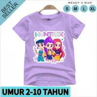 Áo thun trẻ em Demon Hunters AA K‑pop, phù hợp cho bé từ 3 đến 14 tuổi, Huntrix