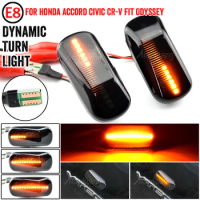 Car LED Dynamic Side Marker Indicator Light For Honda Civic City Jazz Stream CR V Odyssey Signal Lamps Assembly
