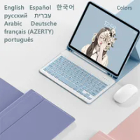 For Apple iPad Mini 6 Keyboard Mouse Case for iPad Mini 2021 6 6th Generation Keyboard Cover Russian Korean Spanish Keyboard