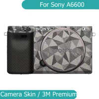 For Sony A6600 Decal Skin Vinyl Wrap Film Camera Body Protective Sticker Protector Coat ILCE-6600 ILCE6600 Alpha ILCE 6600