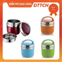 Cặp Lồng Giữ Nhiệt Inox 304 DT| Cặp Lồng 2 Lớp 2 Tầng | Cặp Lồng Cơm Dung Tích 1.5L | Cặp Lồng Inox 