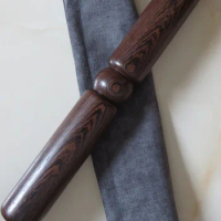 wenge tai chi ruler Wooden rods Massage stick solid wood fitness bar martial arts sticks 30*4.2cm