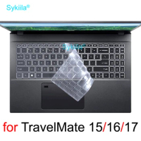 Keyboard Cover for Acer TravelMate 15 16 17 P4 TMP416 P2 TMP215 P215 TMP50 P50 Vero TMV15 Silicone Protector Skin Case Accessory