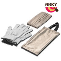 【ARKY】銀纖維抑菌科技防疫三件組(觸控手套+口罩套+萬用收納袋)