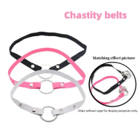 Male Chastity Cage Assist Belt with Elastic Chastity Belt Fixed Cock Cage Cb Lock Accessory Penis Ring 성인용품 Adult Products Men18