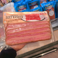 Metzger Smoked Beef Rasher | daging olahan sapi asap / pcs 250 gram