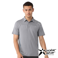 PolarStar 男 Coolmax短袖POLO衫『灰』P21161