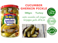 580gm Burcu Cucumber Gherkin Pickles / timun acar Food Instant - NEW STOCK