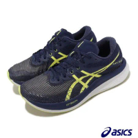 Asics 競速跑鞋 Magic Speed 3 女鞋 深藍 黃 回彈 運動鞋 路跑 碳板 亞瑟士 1012B518400