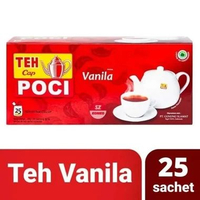 Teh Celup Cap Poci TEH POCI VANILA DAN TEH HITAM ASLI Vanila PAKINGBUBLEWRAP