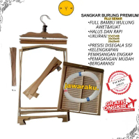 sangkar burung bambu wulung premium variasi ruji senar
