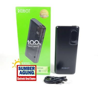 Powerbank Robot RT102 Powerbank Kapasitas Besar 10000mAh Power Bank Fast Charging