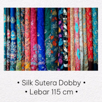 Kain Batik Khas Kalimantan Dayak Borneo Silk Sutera Dobby Premium Seragam Kondangan Festival Budaya 