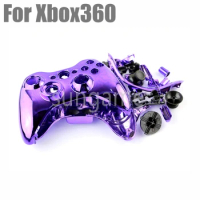 1set For Xbox360 Wireless Game Controller Gold-plated Hard Case Gamepad Protective Shell Cover Full Set Buttons