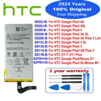 100% Original Phone Battery For HTC GOOGLE PIXEL 4 4A 4XL Pixel4 XL PIXEL 3 3A Pixel3 XL 3XL Nexus S1 M1 U11+ Battery Bateria