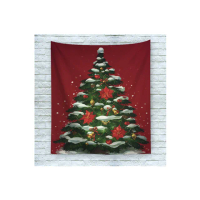 【北熊の天空】聖誕掛布 聖誕節氣氛布置 聖誕樹 耶誕節 耶誕掛布 掛布 牆面掛布(聖誕樹掛布 掛毯)
