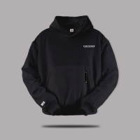 Vitlexs - Sweater Hoodie Boxy Oversize Unisex CONFUSED Hoodie Keren Cewek Cowok Hoodie Boxy Bahan Fl