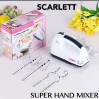 Máy Đánh Trứng SCARLETT HE-133 và Máy Đánh Trứng, Cafe 2 Đầu. LMS