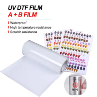 100PCS UV DTF AB film transfer sticker UV DTF printer direct