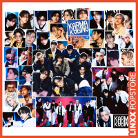 Hình dán album mới KARMA Stray Kids, LINXX, Hàng hóa sưu tầm của người hâm mộ ban nhạc nam Kpop, 100