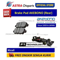 Kampas Rem Belakang Akebono untuk Nissan Xtrail (2007 - 2014)