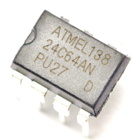 Atmel DIP AT24C64A-10PU AT24C64 24C64 AT24C64AN EEPROM AT 24C64DIP-8