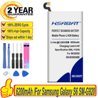HSABAT EB-BG920ABE Battery for Battery for Samsung Galaxy S6 S7 S8 S9 S21 edge Plus Active S10e S10 S20 FE 5G Ultra
