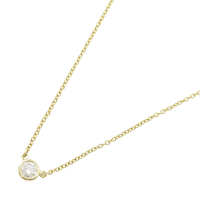 【二手名牌BRAND OFF】Tiffany & Co 蒂芬妮 18K 黃金 鑽石 By The Yard 項鍊