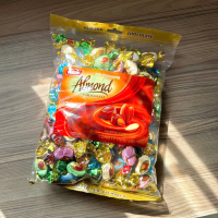 Kẹo socola hạnh nhân túi 1kg - ăn vặt Tết ADFOOD