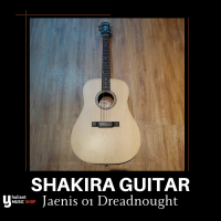 Shakira Guitars Jaenis 01 Nat Satin Dreadnought Body Acoustic Elecric Guitar Original Made in Indone