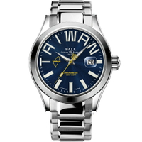 BALL 波爾錶 Watch 騰雲號130週年台灣限定機械錶(NM9028C-S34C-BE)-43mm-藍面鋼帶【刷卡回饋 分期0利率】